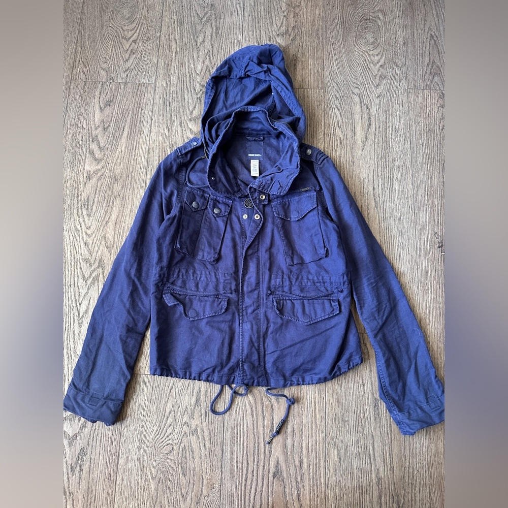 Diesel Blue Utility Jacket for Women